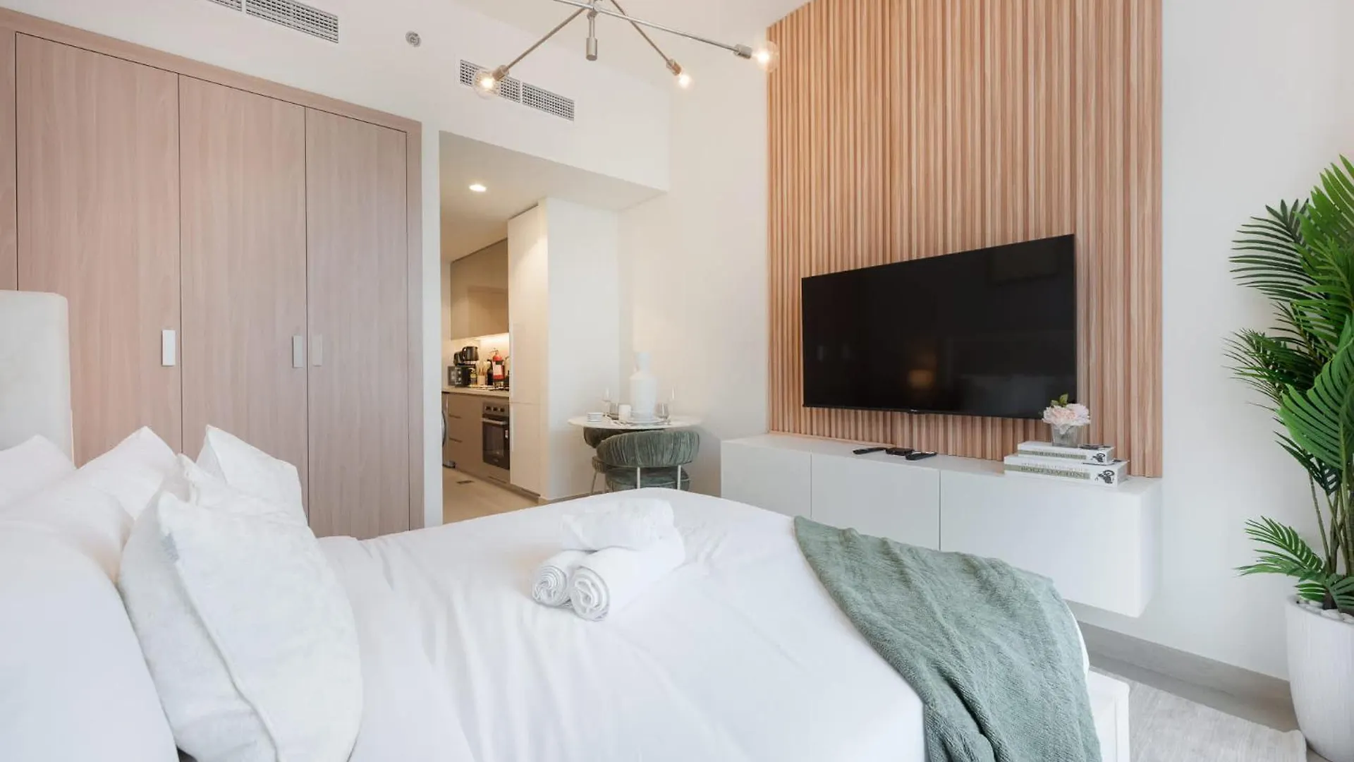 Charming Studio Apartment Perfect For 2 In Meydan Dubai Emirados Árabes Unidos